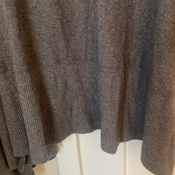 Simply Vera gray sweater shawl X/XL - Picture 6 of 8